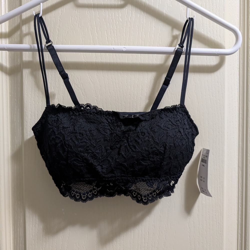 Abercrombie & Fitch Black Lace Bandeau / Bralette